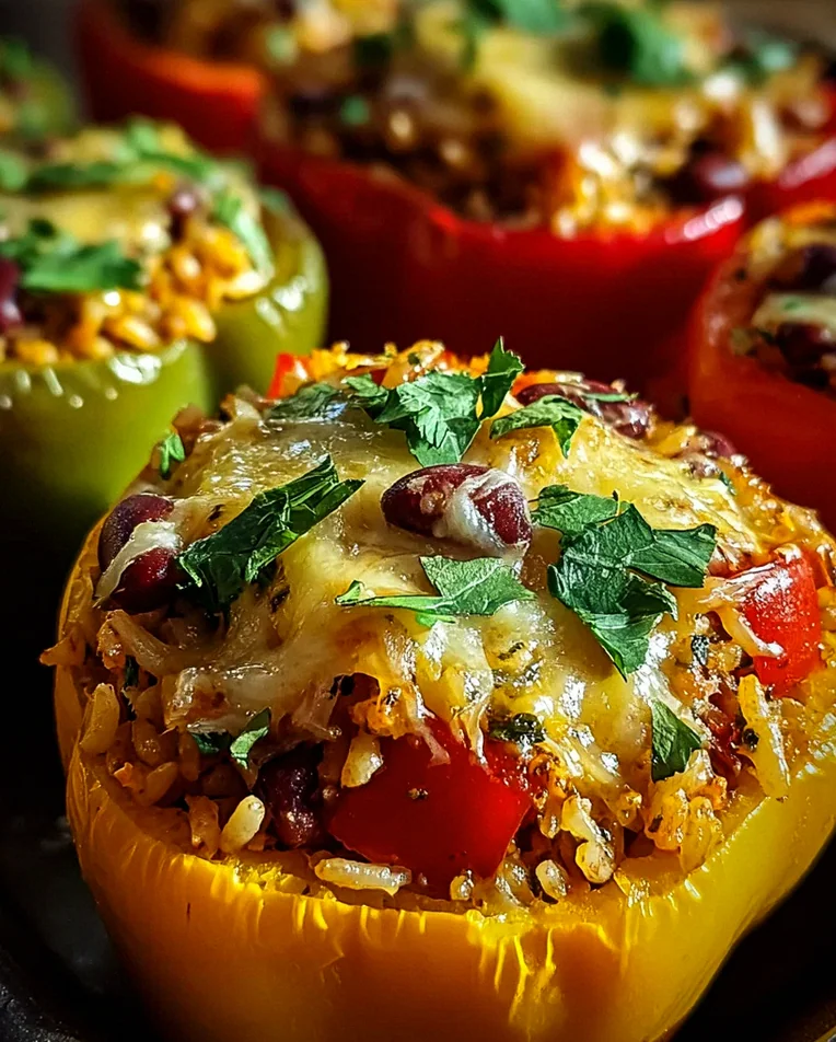 Vegetarische Gefüllte Paprika mit Reis – Schritt 2