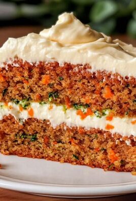 Zucchini Karottenkuchen mit Frischkäsecreme ganz einfach