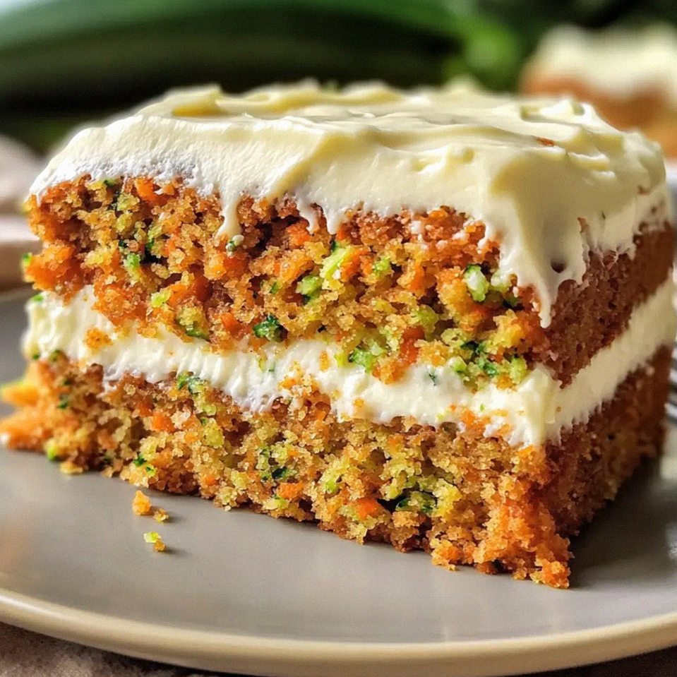 Zucchini Karottenkuchen mit Frischkäsecreme ganz einfach – Schritt 2